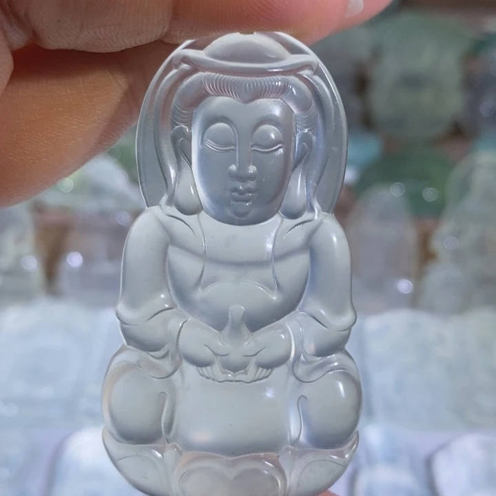 岫玉未镶嵌吊坠吊坠