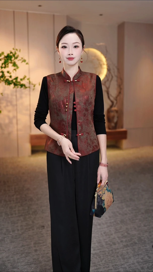 两件套2025春季新款气质显瘦加大码中长款妈妈装ZRF-25266