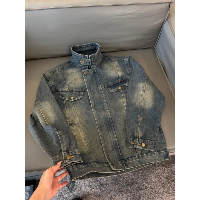 Y2317 痞帅外套男ins高街潮牌港风日系原宿风韩版潮流宽松夹克