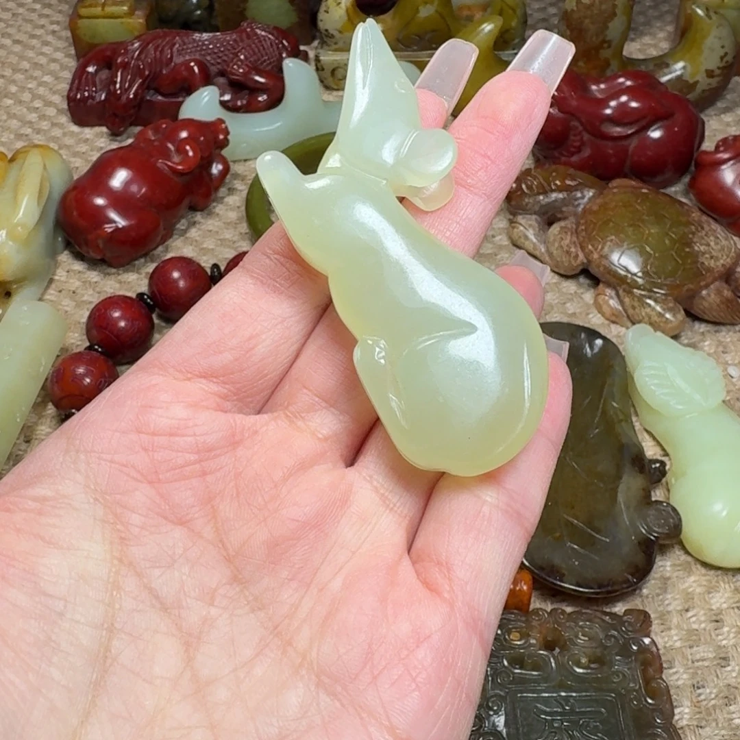白玉菩提吊坠挂件