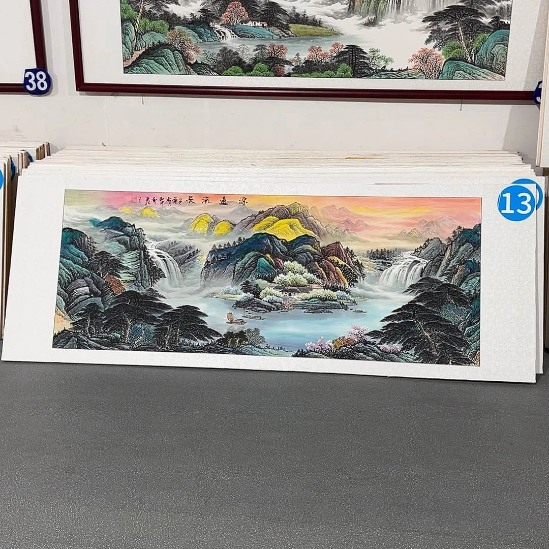 湖***8国画手绘保证假一罚万