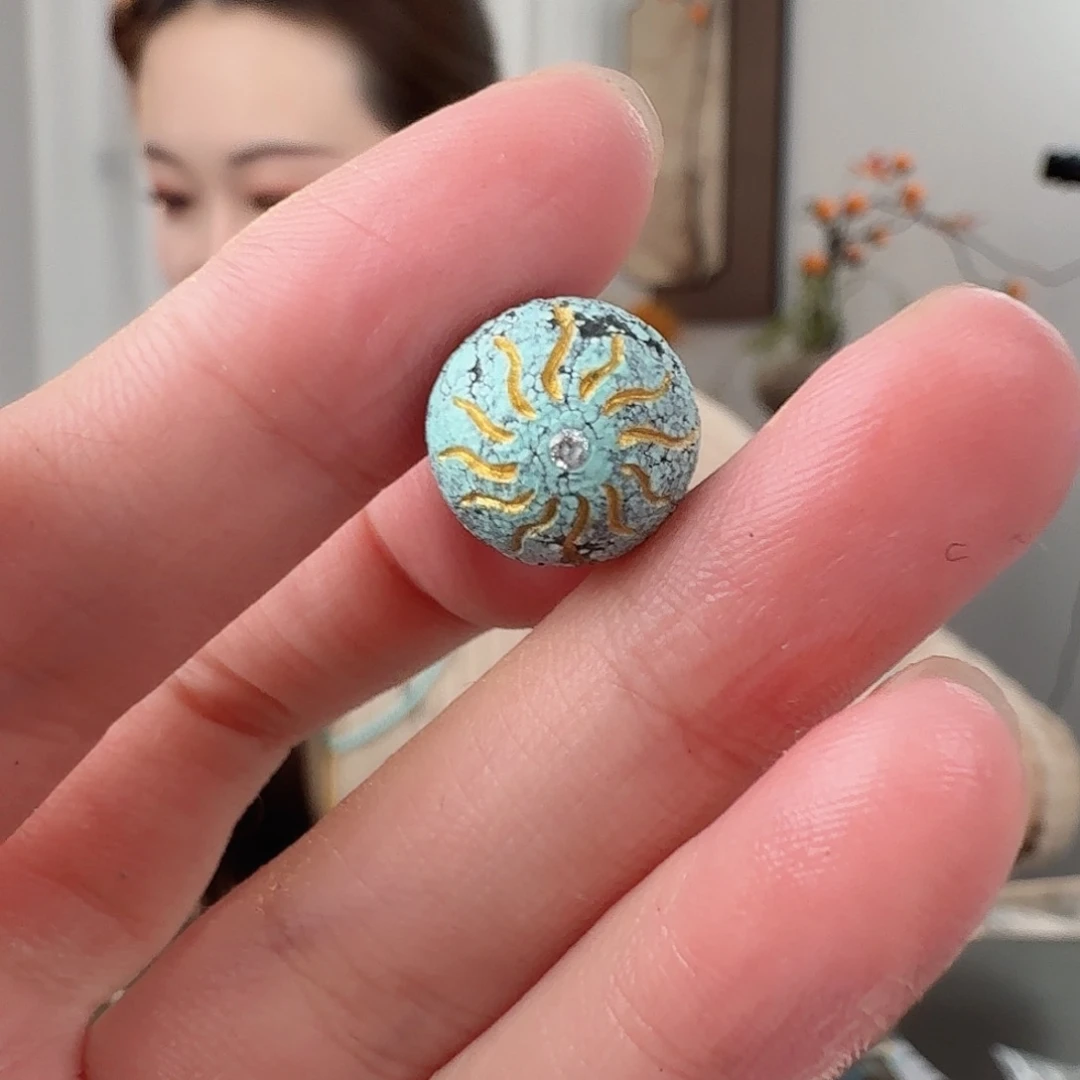 绿松石未镶嵌珠宝半成品