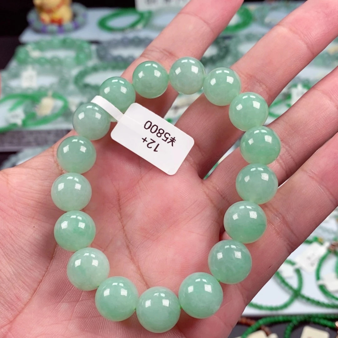 未镶嵌手链翡翠卡12+