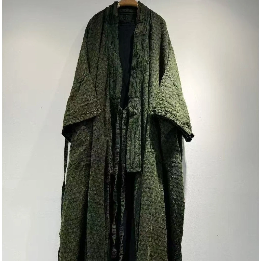 静一棉麻【松韵】#3202 禅意风宽松中式开衫