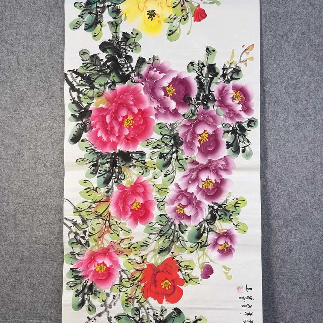国画112 花鸟在此鸣叫时还要