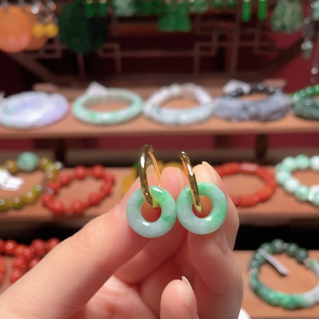 翡翠未镶嵌手链饰品