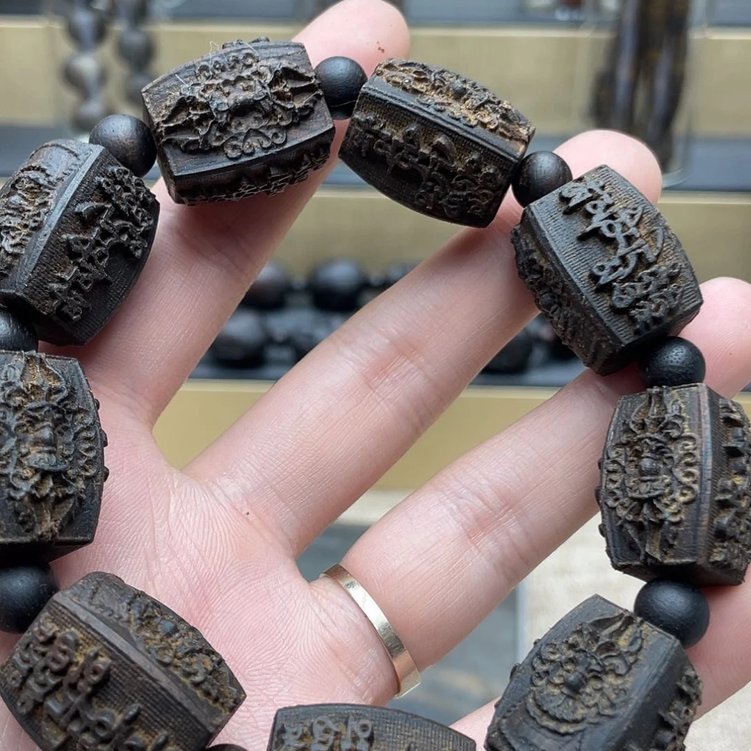 乌木类手串/手链虫漏101