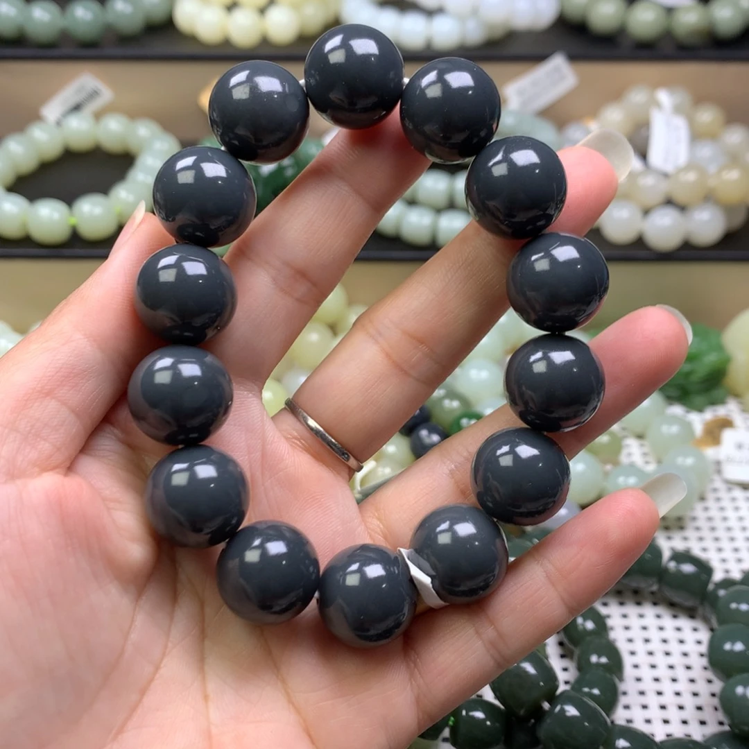 和田玉手链未镶嵌?**生