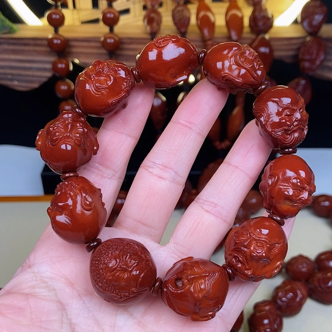 橄榄核吊坠十八罗汉