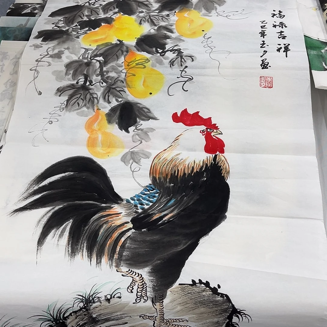 国画纯手绘作品欣赏