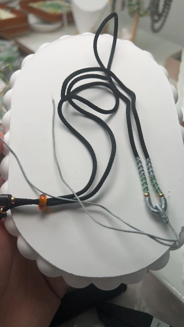 情侣民族风配饰珠宝挂件绳