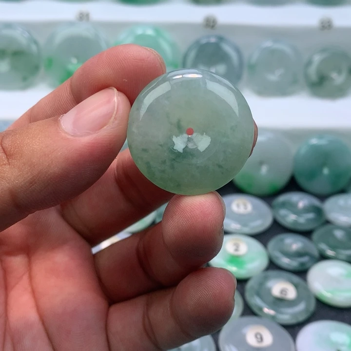 颈饰未镶嵌翡翠缅甸天然A货翡翠29.4-6.5