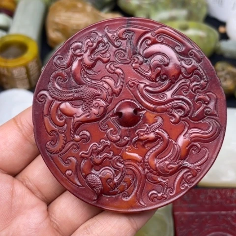 和田玉未镶嵌颈饰96