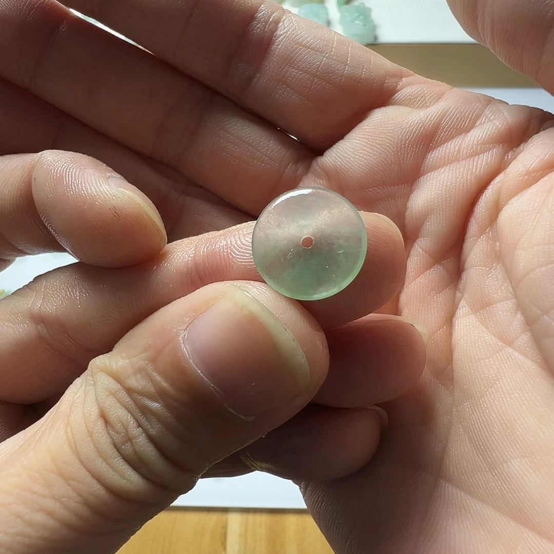 定制翡翠未镶嵌平安扣