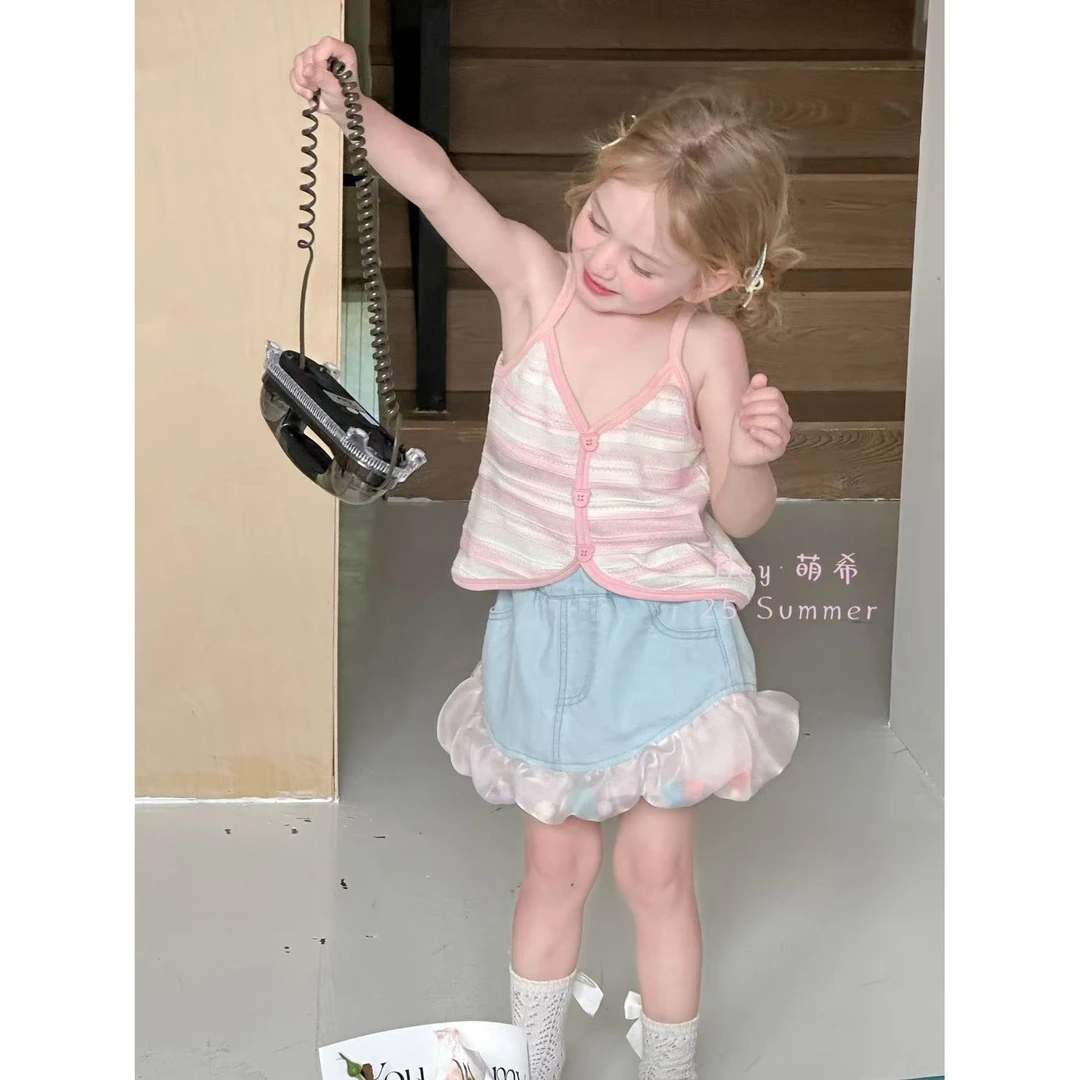 AC448~萌希·25夏~韩版背心T恤M876