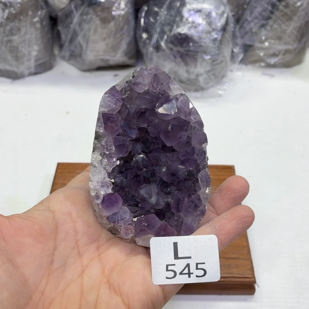 未镶嵌摆件水晶天然紫水晶