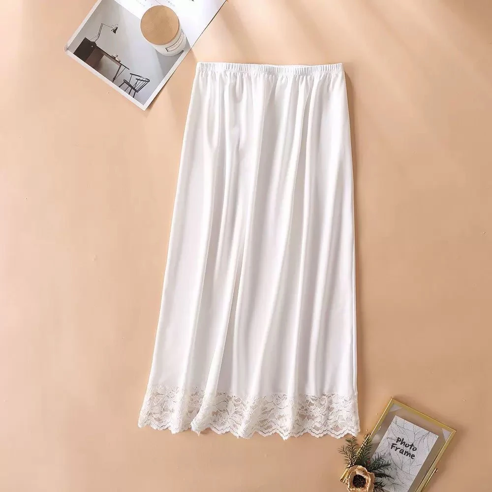 2025年新款半身裙蕾丝打底百搭衬裙