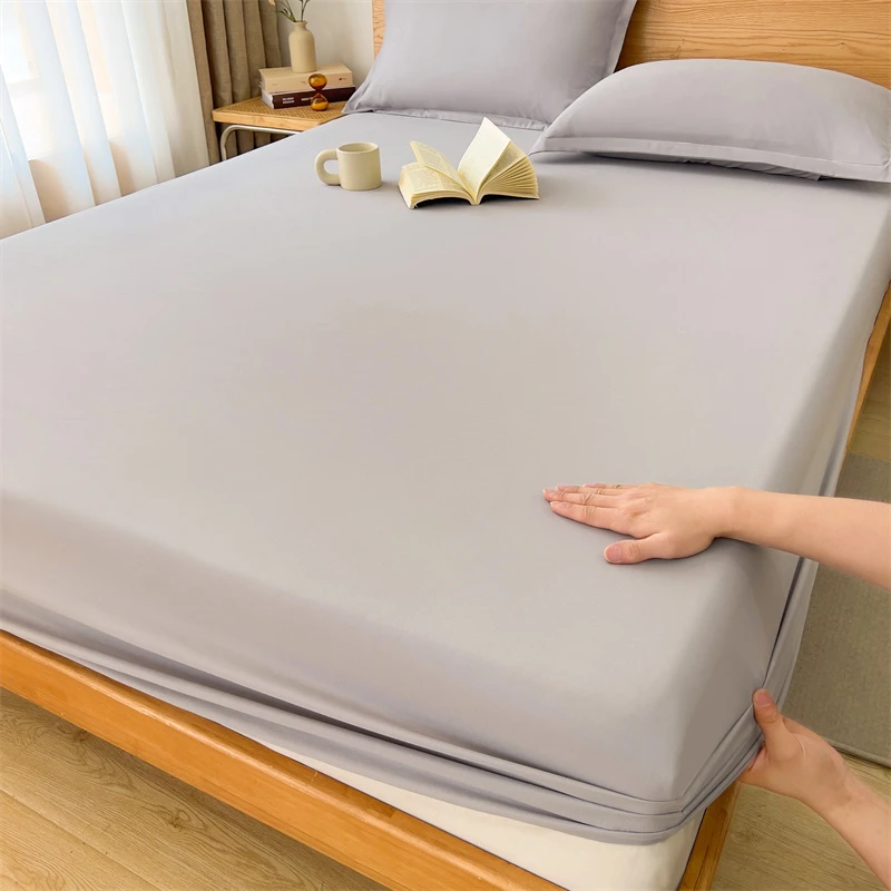 新款A类原棉防水床笠学生宿舍单人单件防尿床罩透气全包保护套