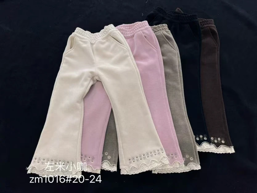1016ZMXK条绒裤一体绒裤时尚女工装裤