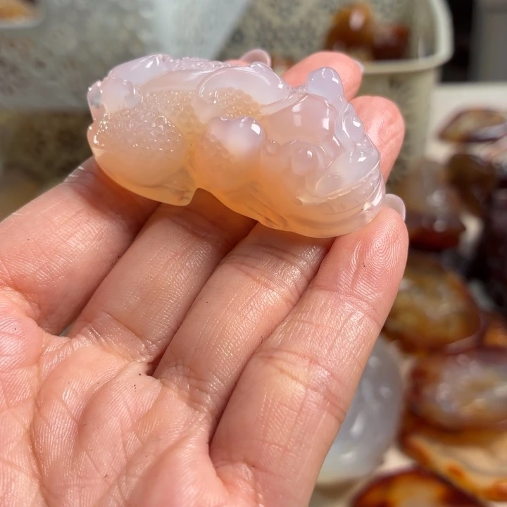 玛瑙/玉髓未镶嵌吊坠(不含链)