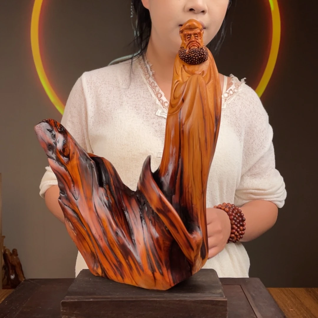 柏木（崖柏）手工摆件，先抢先得！编号：