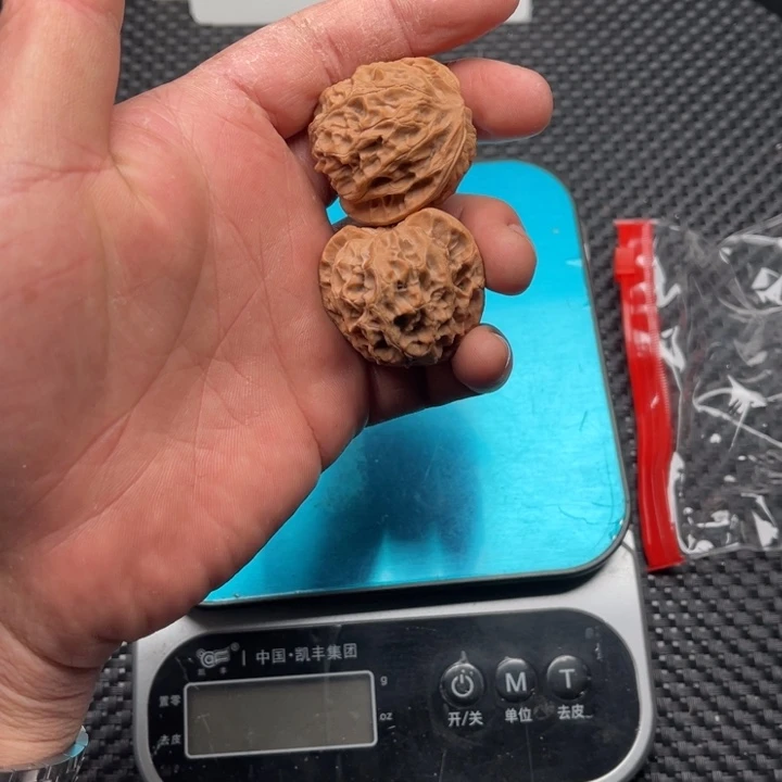 文玩核桃把件画*槐苹果园