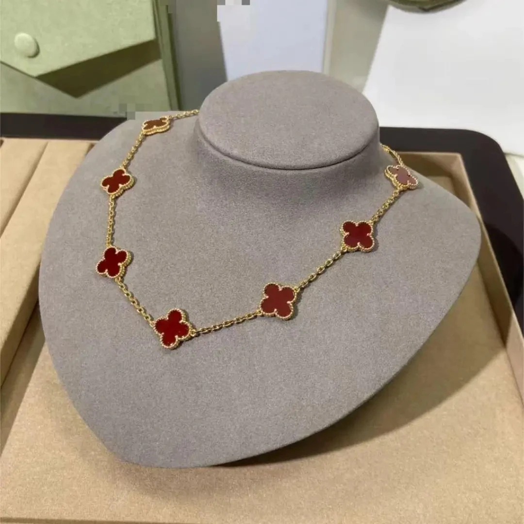 幸运草10花项饰 经典百搭轻奢围巾