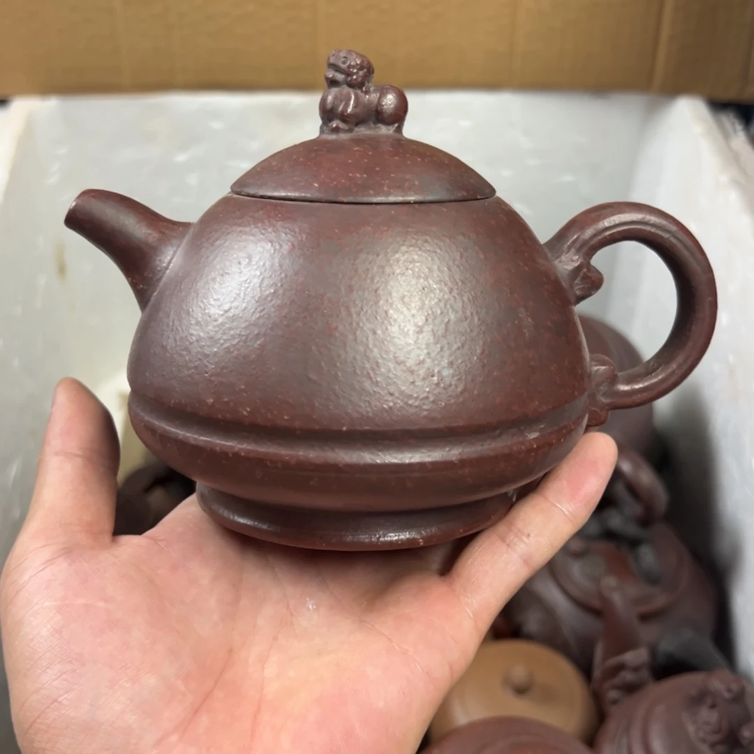 茶壶紫砂宜兴原矿紫砂壶400毫升容量