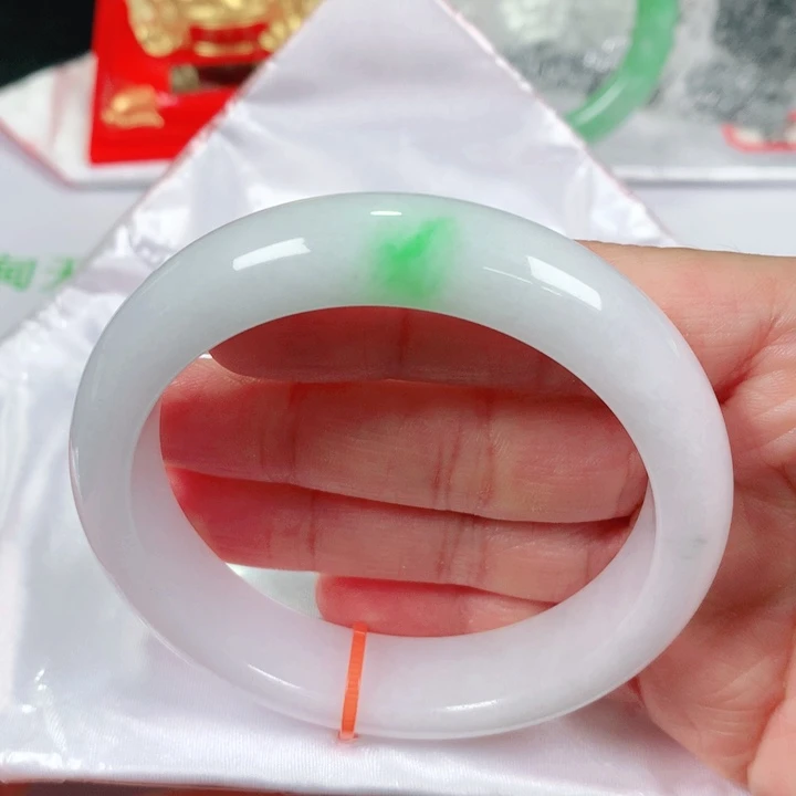 未镶嵌手镯翡翠   编号0239 正圈58+