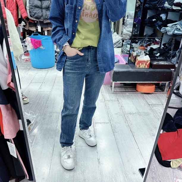 春款夏穿无感松紧腰薄款百搭牛仔裤3017品