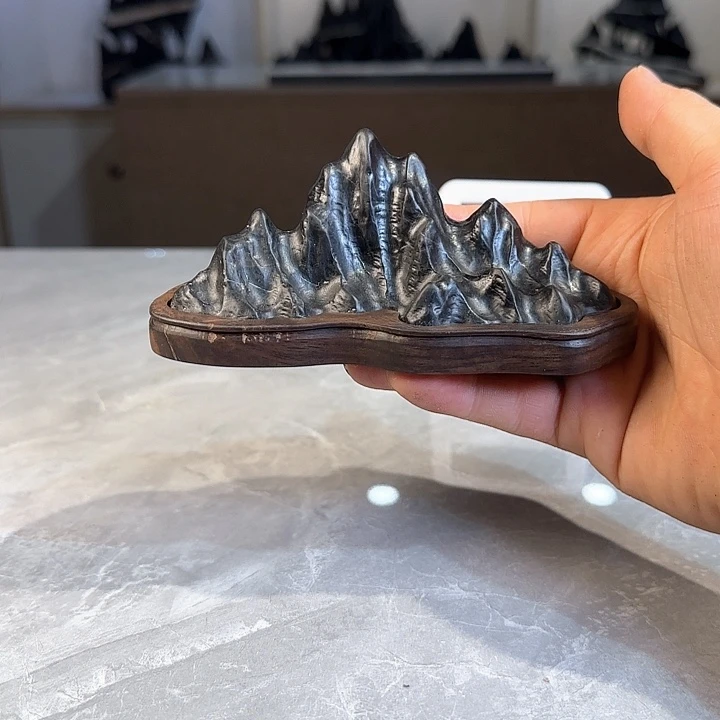 灵璧石奇石摆件工艺品梵*?