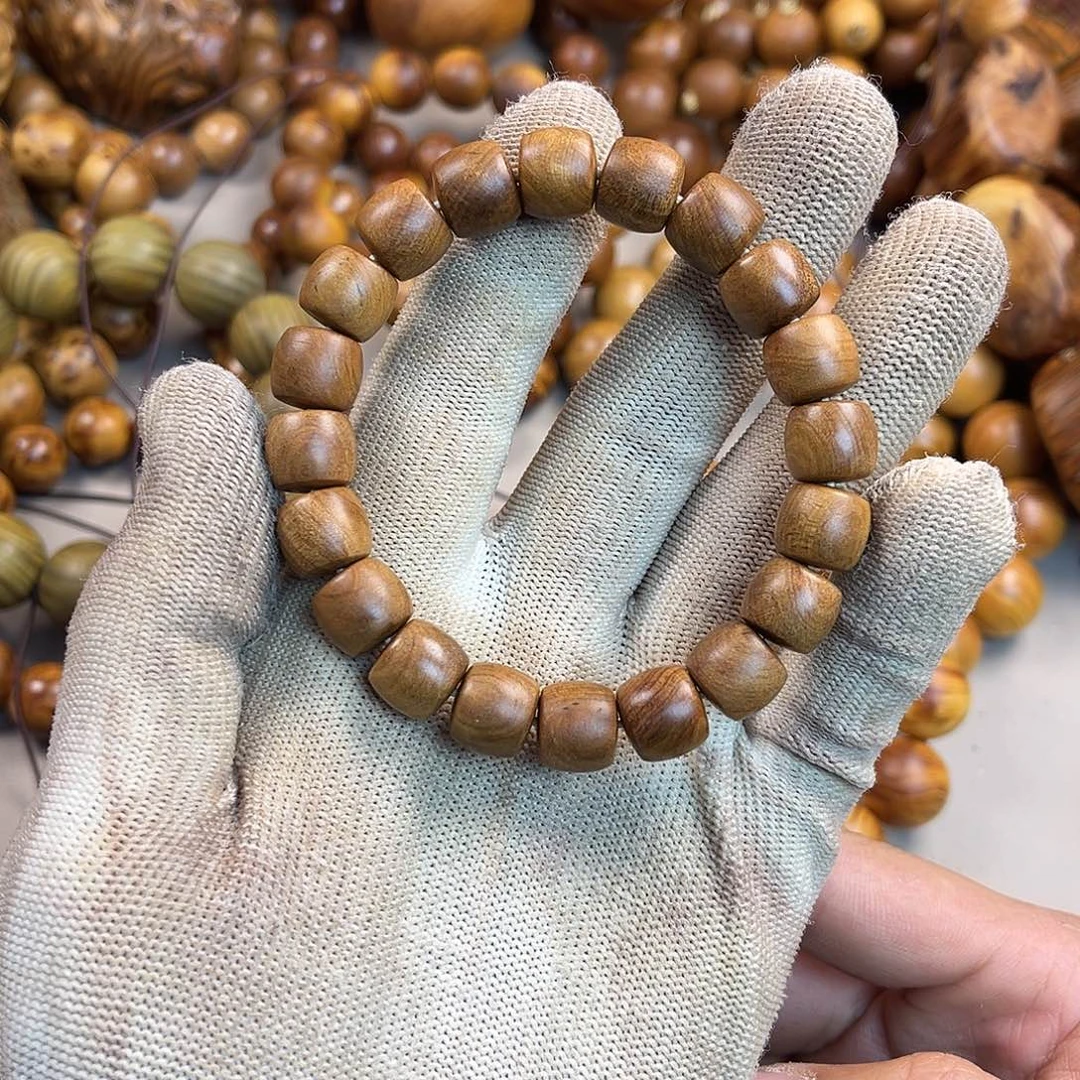 柏木（崖柏）手串/手链10黑金金丝蚂蚁腿爆满