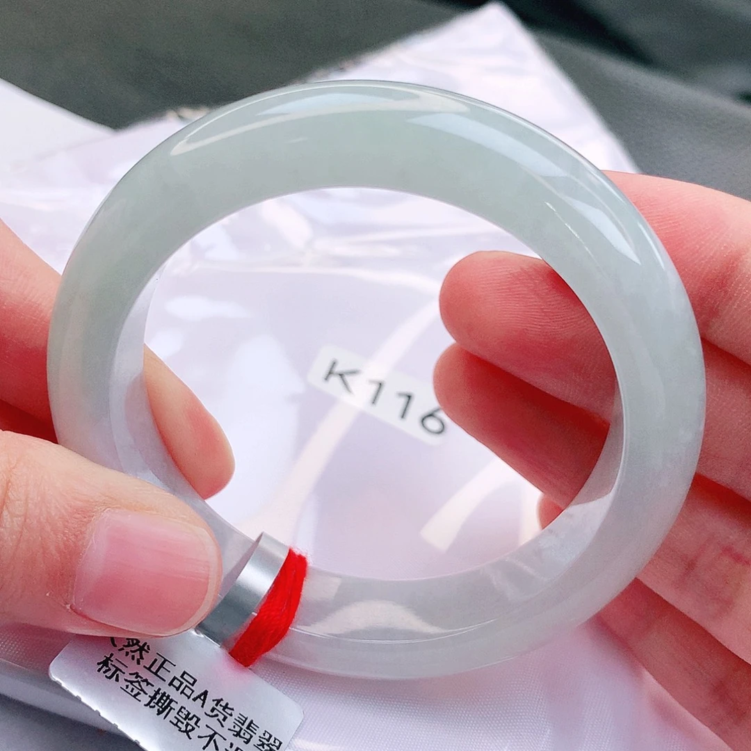 翡翠未镶嵌手镯缅甸天然a货翡翠手镯