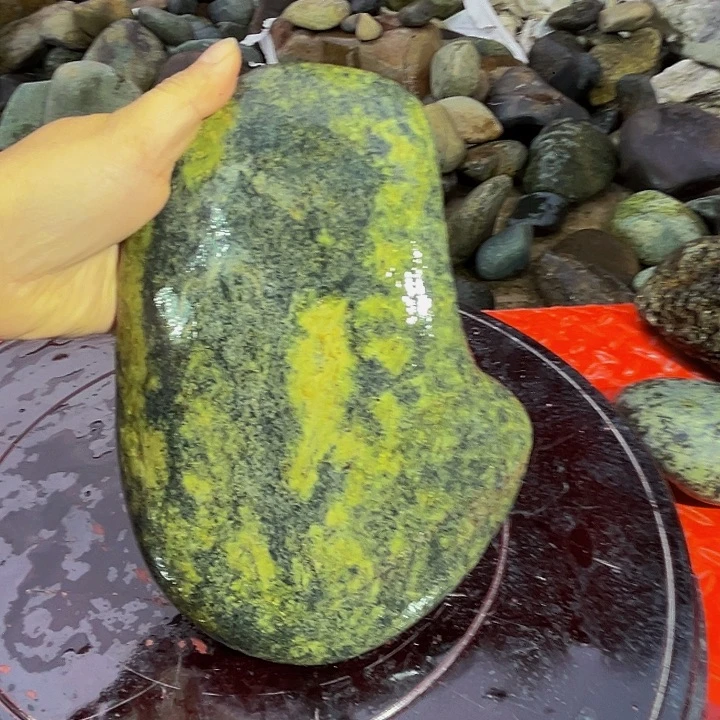 蛇纹石玉合金臧玉药王石天然原石