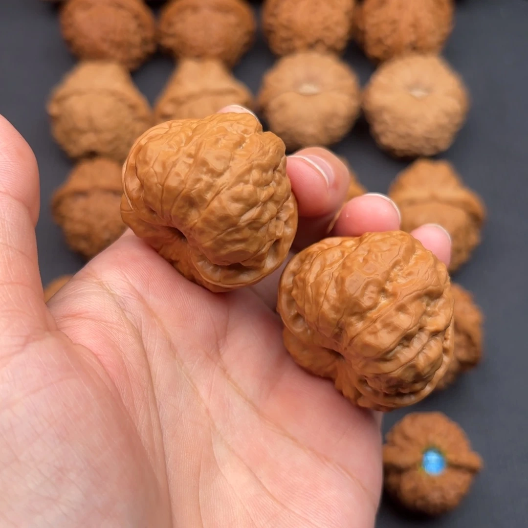 文玩核桃把件球蛙40