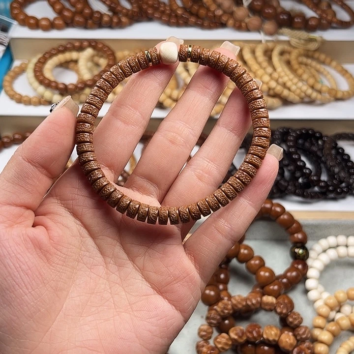 紫金鼠手串鼠嘎单圈实心鼠手串7*4