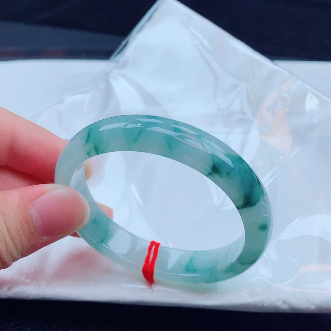 用***6翡翠手镯未镶嵌天然缅甸翡翠A货手镯