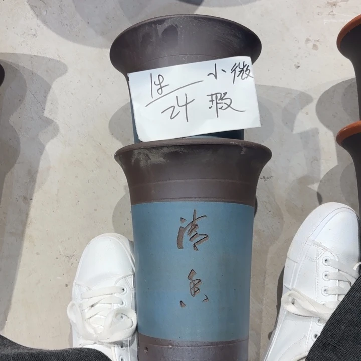 紫砂花盆紫砂的花