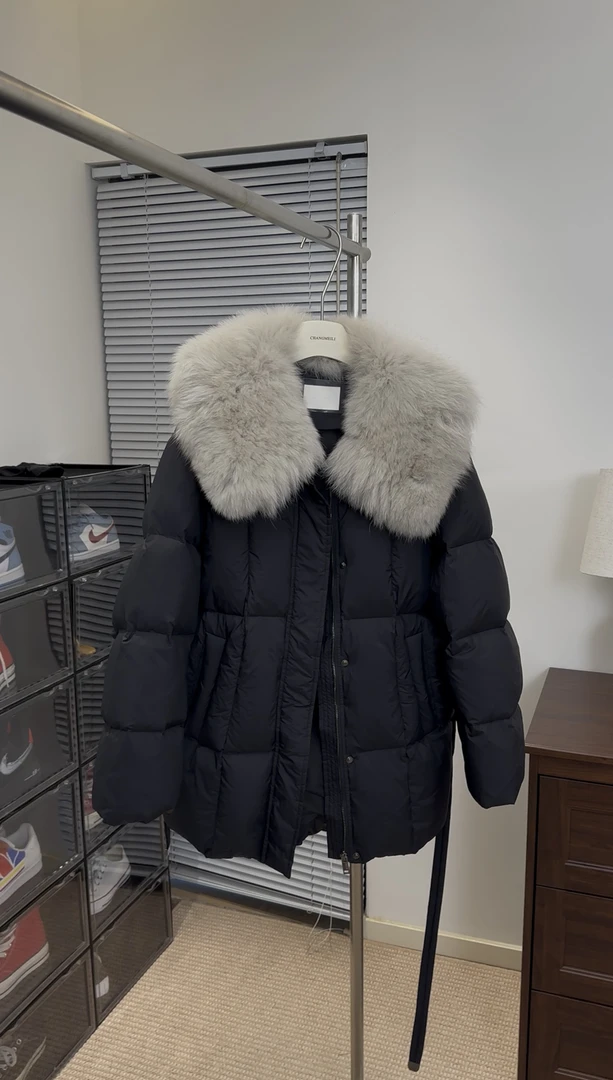 CHANGMEILI 羽羽绒绒服黑色