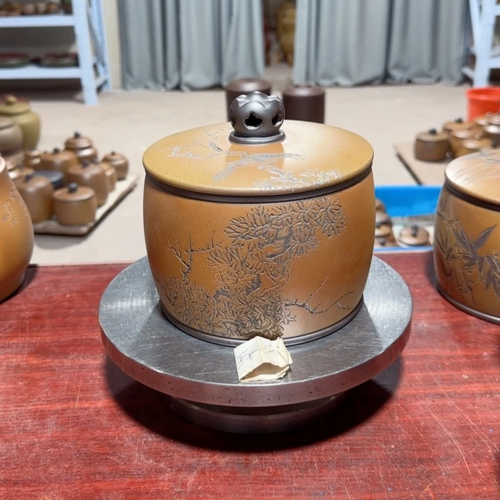 是***我紫砂茶叶罐。。。。。。。。。。