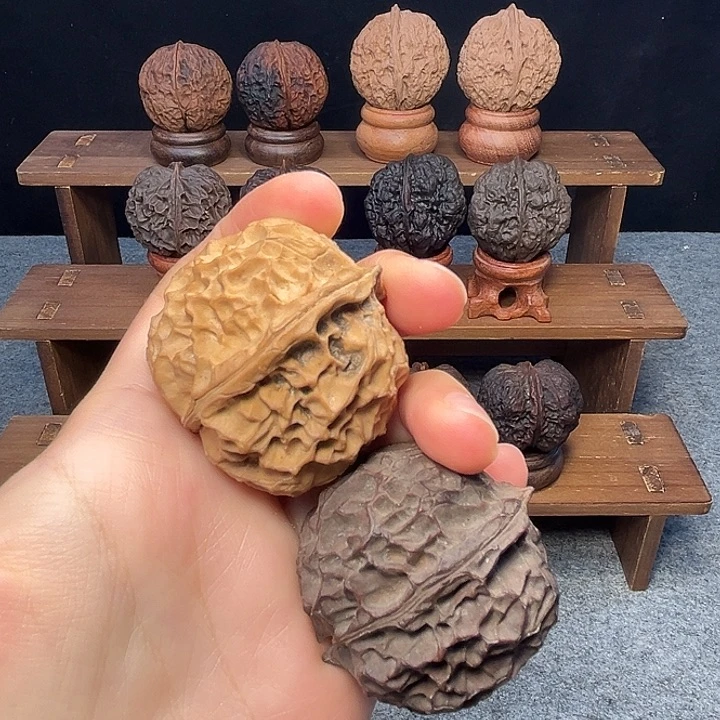 吊坠文玩核桃z凤凰牡丹43mm