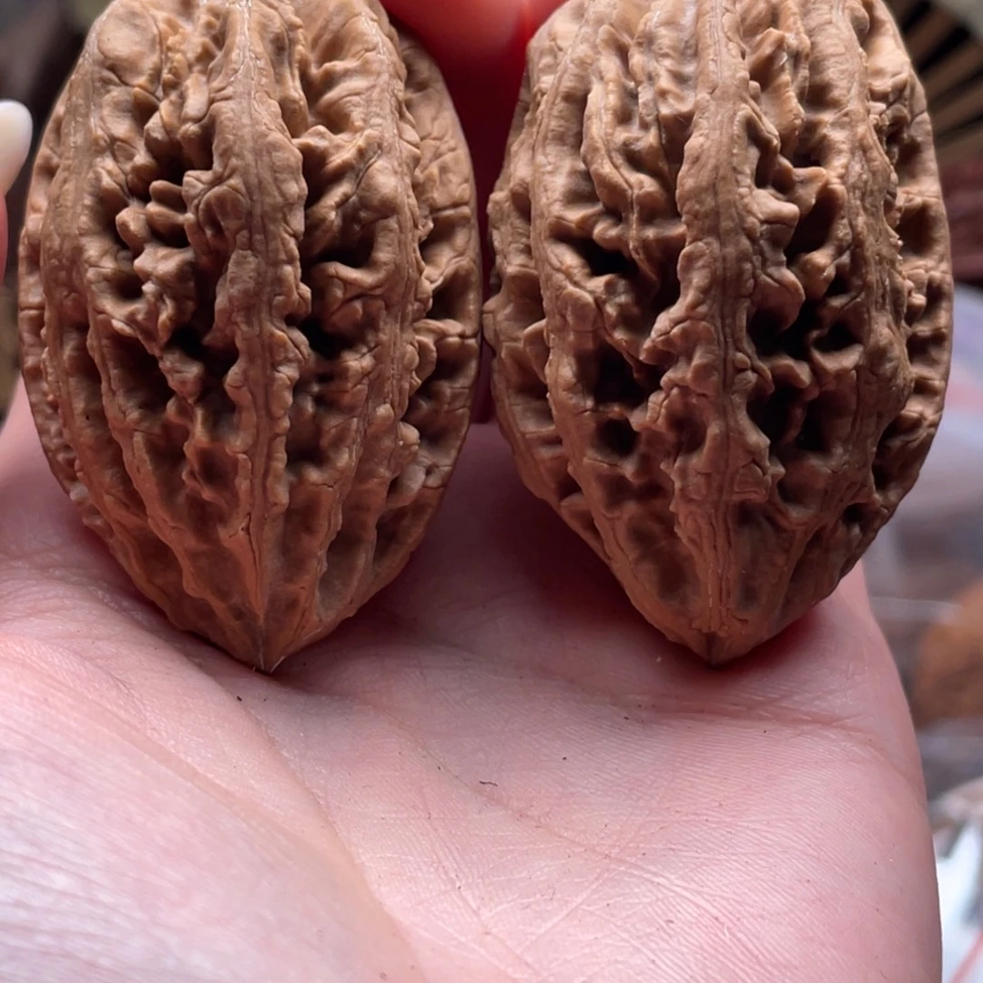 文玩核桃把件楸刀鱼59