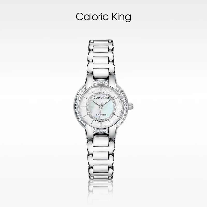 凯卡思Caloric King【雪花】轻奢表盘高端气质手表女款五金女孩