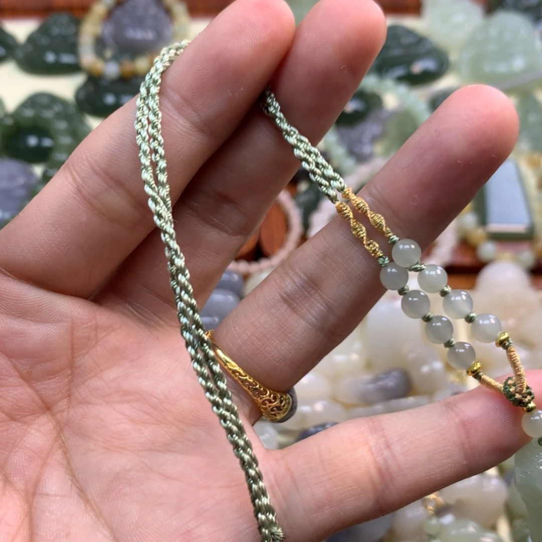 【闪购商品】和田玉颈饰未镶嵌对*鱼