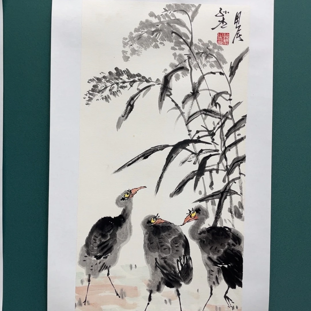国画艺术家真人手绘
