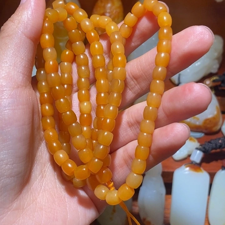 山***川和田玉未镶嵌颈饰