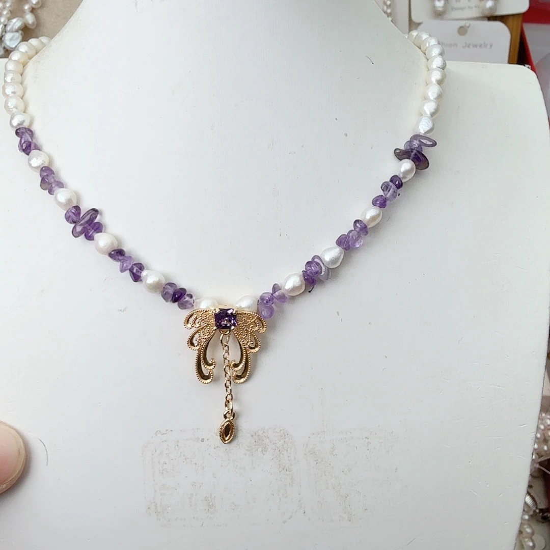 淡水珍珠未镶嵌颈饰