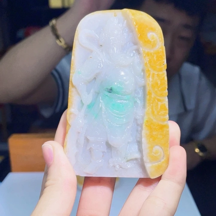 翡翠未镶嵌吊坠(不含链)A06