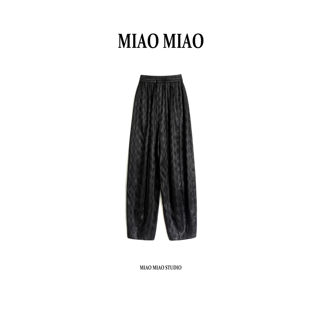 【璟玄·陌暄】淼淼家SY110国风夏新款时尚新中式重缎非遗香云纱裤子