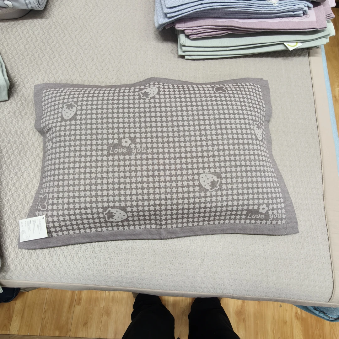 高端纯棉纱布枕套中号